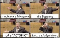 ті поїхали в Микулин ті в Березну той в "АСТОРІЮ" Бля... а в Лабуні нікого