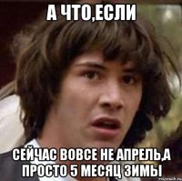 а что,если сейчас вовсе не апрель,а просто 5 месяц зимы