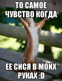 то самое чувство когда ее сися в моих руках :d