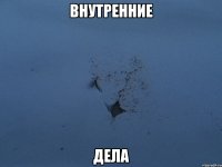 внутренние дела