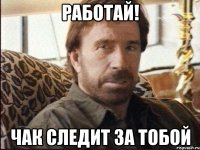 работай! чак следит за тобой