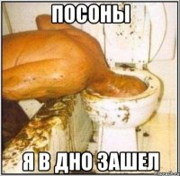 посоны я в дно зашел