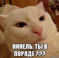  нинель, ты в поряде ???