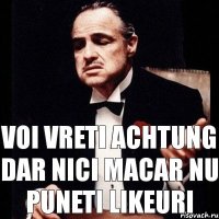 VOI VRETI ACHTUNG DAR NICI MACAR NU PUNETI LIKEURI