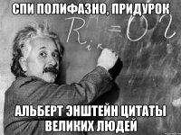 спи полифазно, придурок альберт энштейн цитаты великих людей