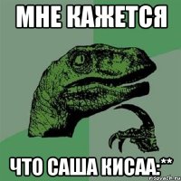 мне кажется что саша кисаа:**