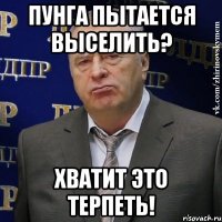 пунга пытается выселить? хватит это терпеть!