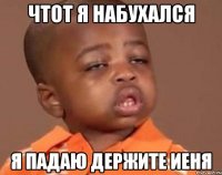чтот я набухался я падаю держите иеня