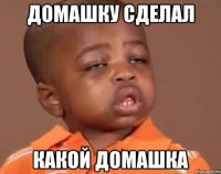 домашку сделал какой домашка