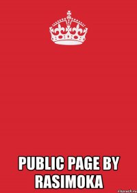  public page by rasimoka