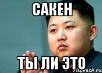 сакен ты ли это