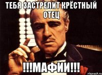 тебя застрелит крёстный отец !!!мафии!!!