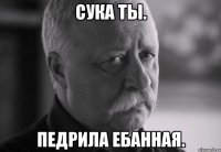 сука ты. педрила ебанная.