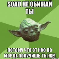 soad не обижай ты потому что от нас по морде получишь ты же!