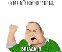 стреляйте по камням, блеадь !!!