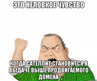 это неловкое чувство когда сателлит становится в выдаче выше продвигаемого домена