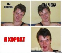 ТЫ ПОЛЯК? ТЫ ЧЕХ? Я ХОРВАТ