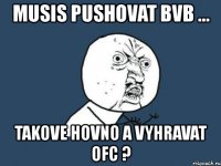 musis pushovat bvb ... takove hovno a vyhravat ofc ?