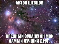 антон шевцов вредный сука!ну он мой самый лучший друг..