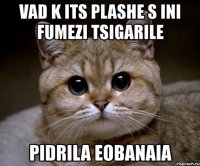 vad k its plashe s ini fumezi tsigarile pidrila eobanaia