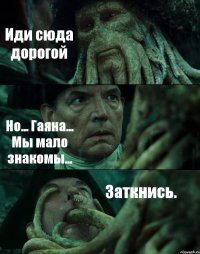 Иди сюда дорогой Но... Гаяна... Мы мало знакомы... Заткнись.