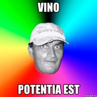 vino potentia est