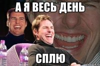 а я весь день сплю