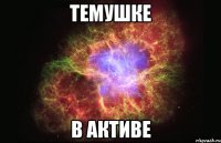 темушке в активе