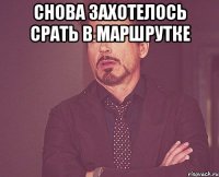 снова захотелось срать в маршрутке 