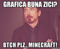 grafica buna zici? btch plz.. minecraft!