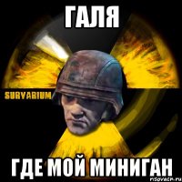 галя где мой миниган