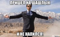 пришел на шашлык и не напился!