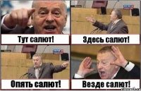 Тут салют! Здесь салют! Опять салют! Везде салют!