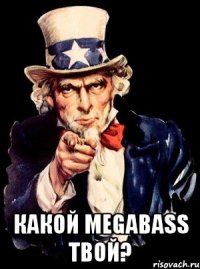  какой megabass твой?