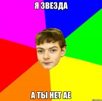 я звезда а ты нет ае