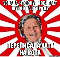 узнала, что внук собирает жуков на огороде переписала хату на кота