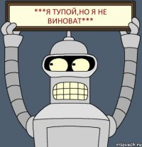 ***Я тупой,но я не виноват***