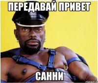 передавай привет санни