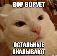 вор ворует остальные вкалывают