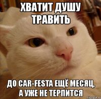 хватит душу травить до car-festa ещё месяц, а уже не терпится