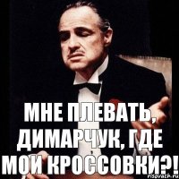 мне плевать, димарчук, где мои кроссовки?!