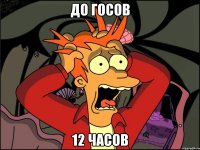 до госов 12 часов