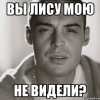 вы лису мою не видели?