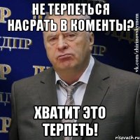 не терпеться насрать в коменты? хватит это терпеть!