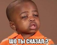  шо ты сказал ?