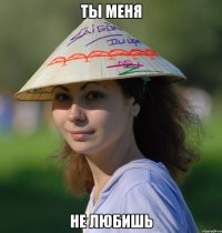 ты меня не любишь