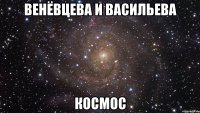 венёвцева и васильева космос