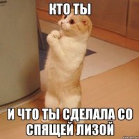 кто ты и что ты сделала со спящей лизой