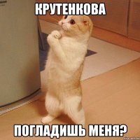 крутенкова погладишь меня?