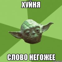 хуйня слово негожее